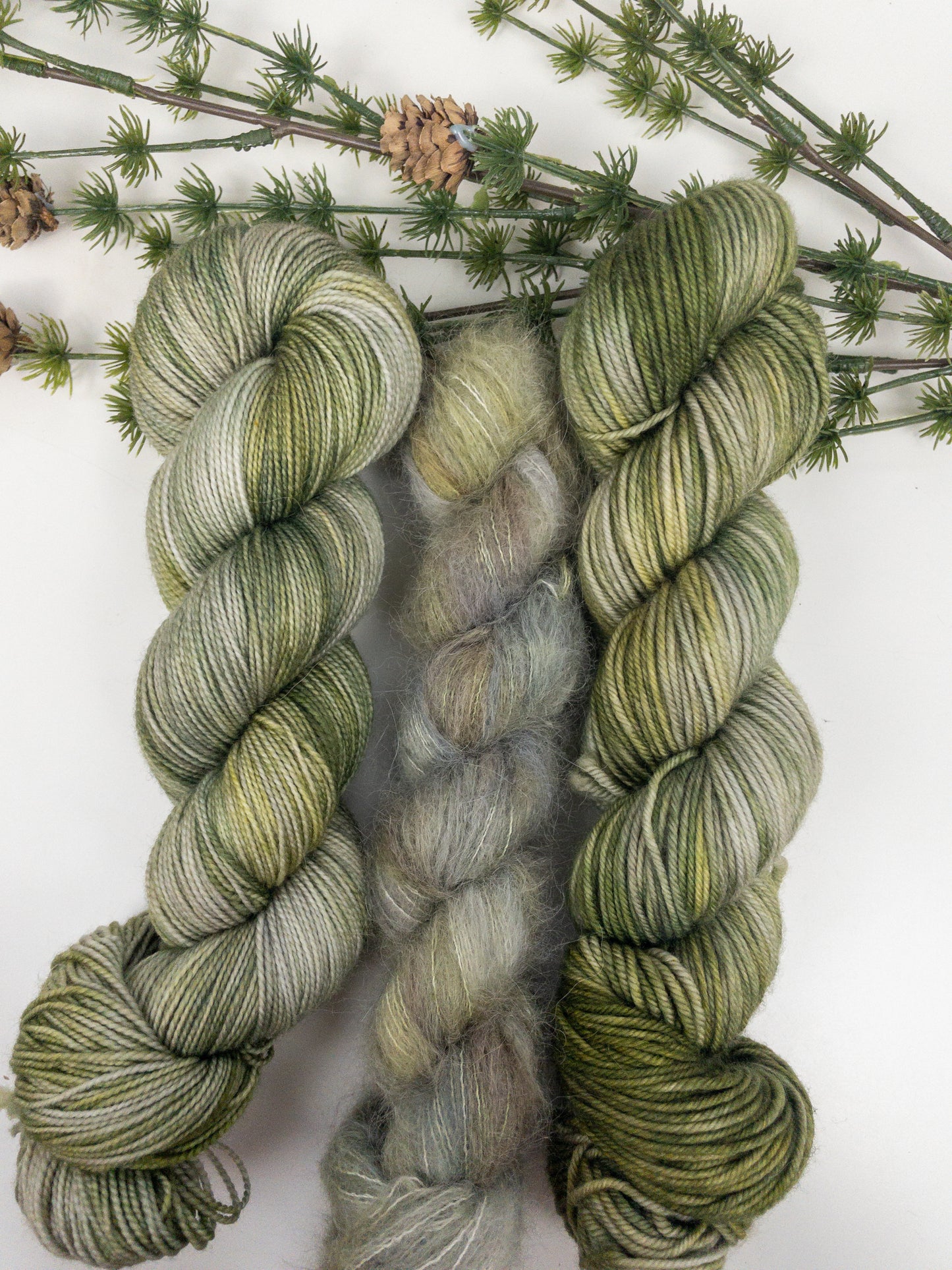 Flocked Pine