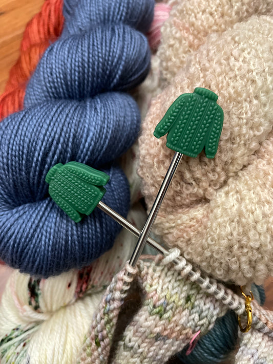 Evergreen Sweater Stitch Stoppers